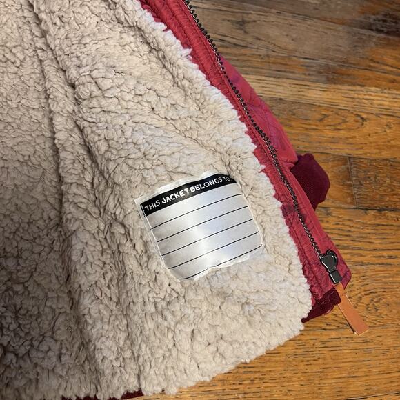 Marvel Spiderman Boys Coat 3T Hoodie Jacket Red Zip Plush Fleece Faux Fur $50 - Picture 13 of 16